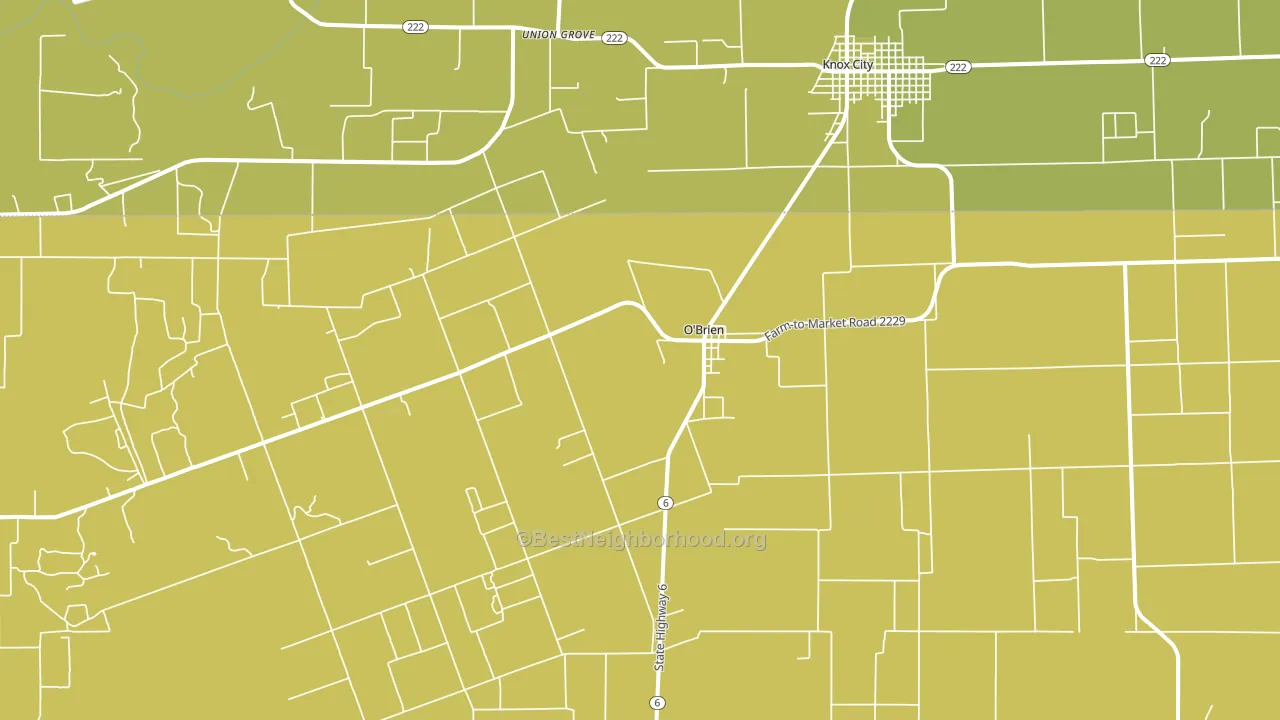 79539, TX block-group voter-turnout map