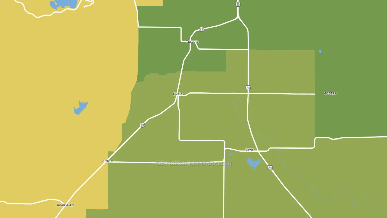 79541, TX block-group voter-turnout map
