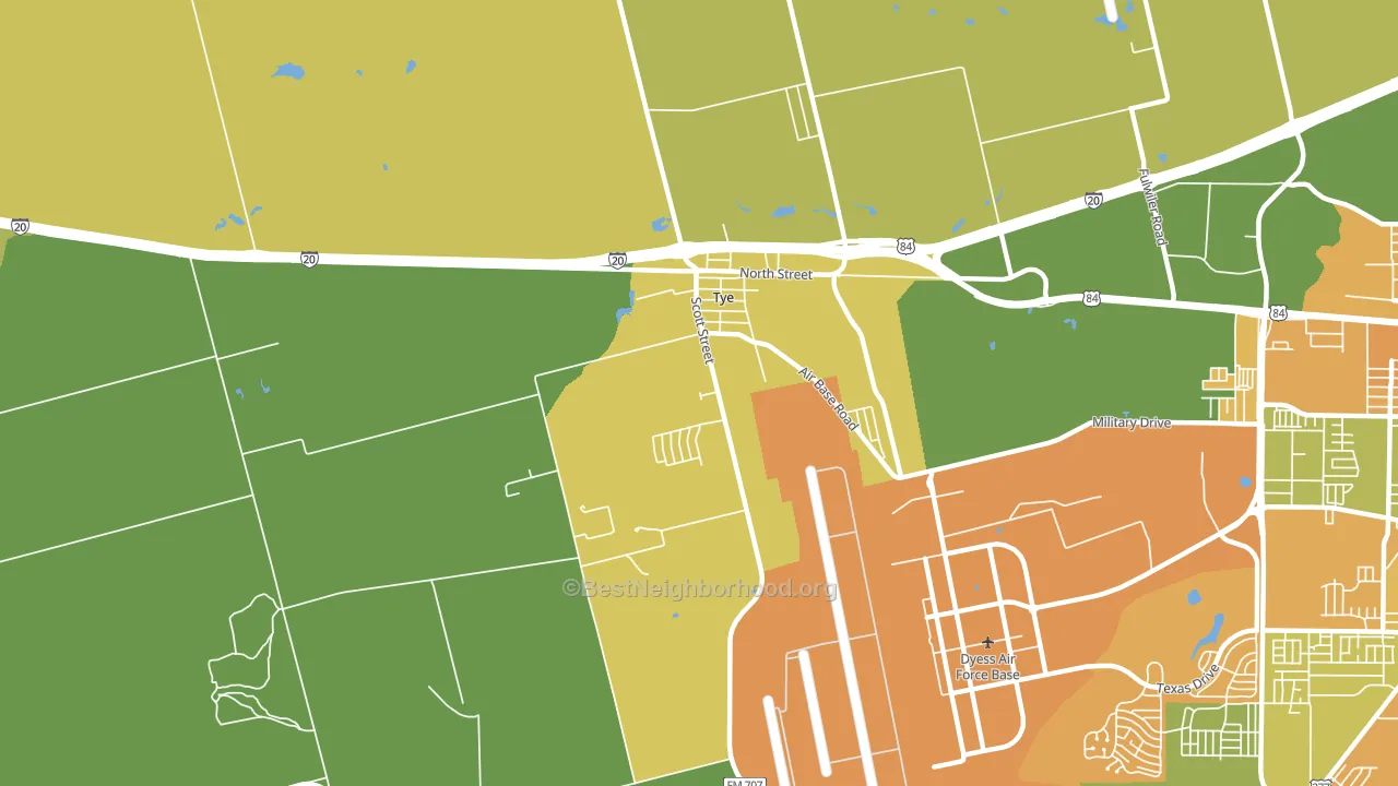 79563, TX block-group voter-turnout map