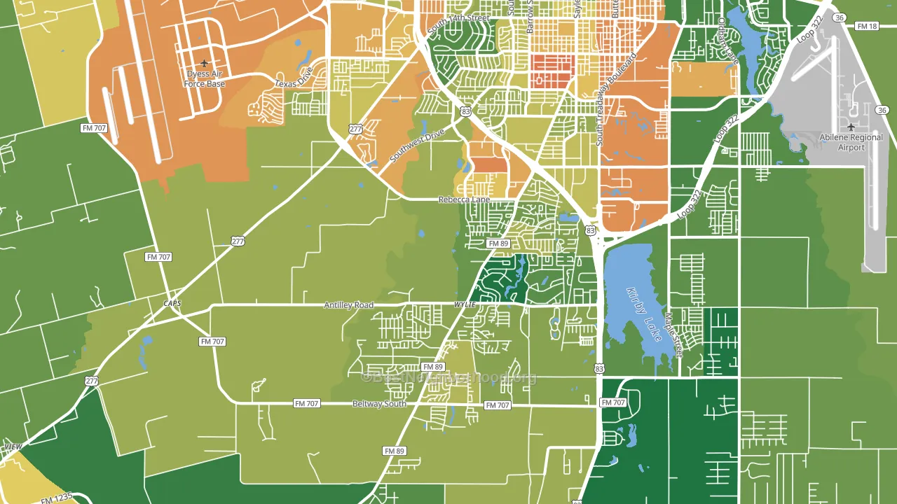 79606, TX block-group voter-turnout map