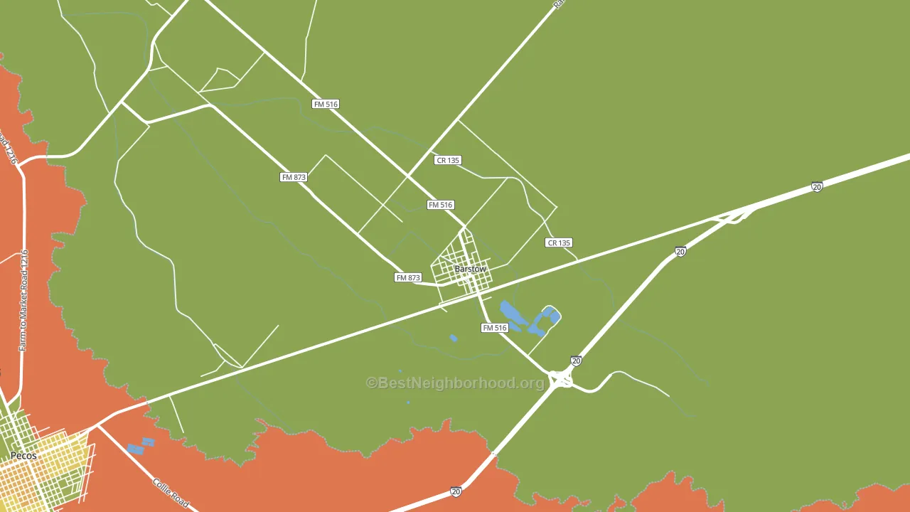 79719, TX block-group voter-turnout map
