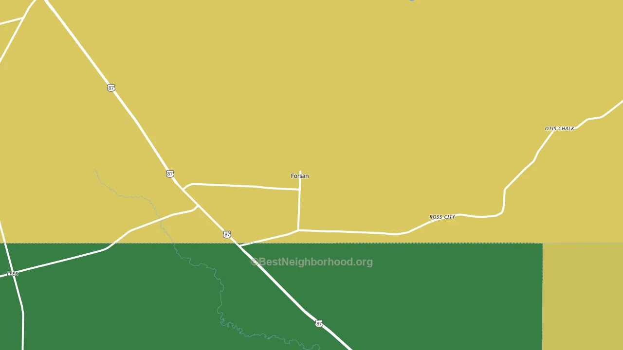 79733, TX block-group voter-turnout map