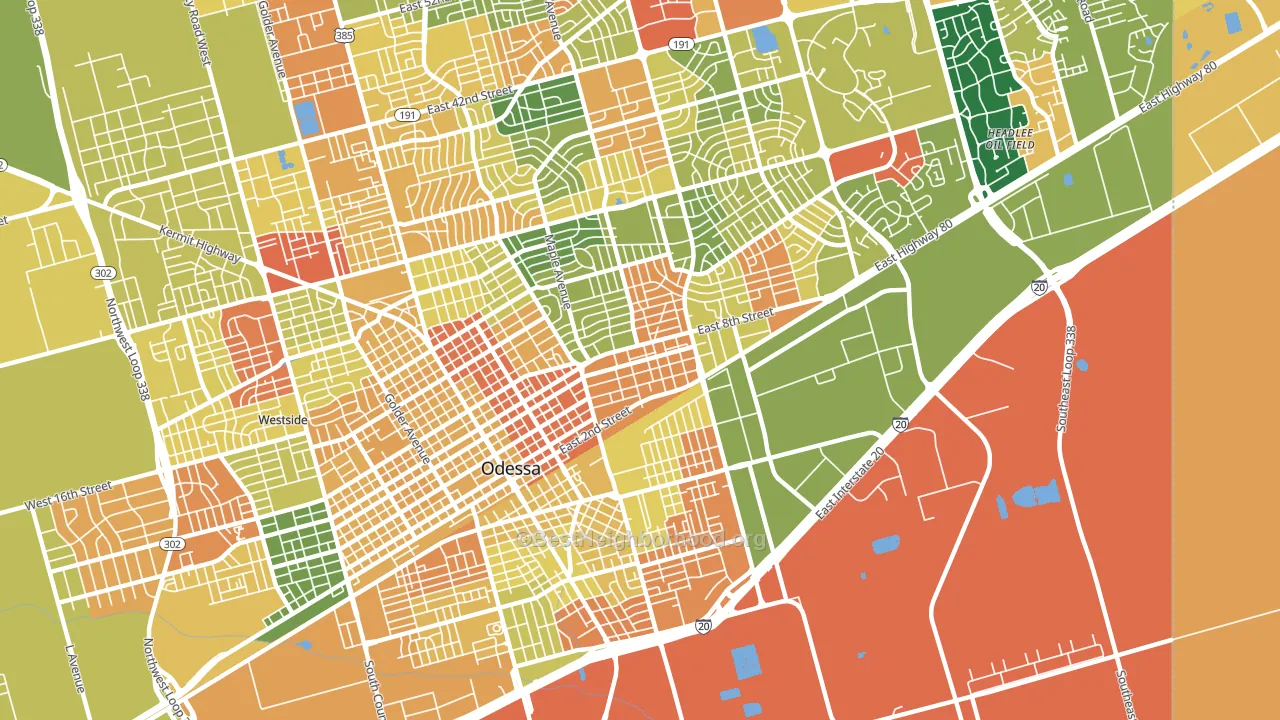 79761, TX block-group voter-turnout map