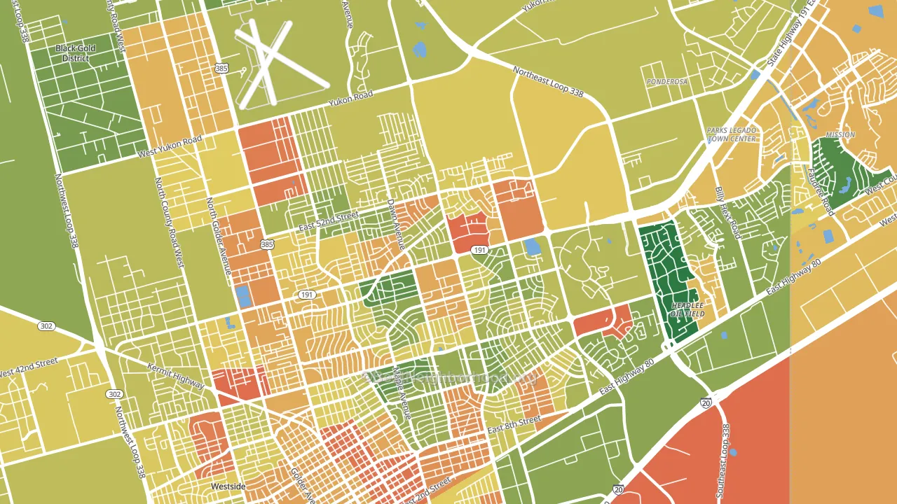 79762, TX block-group voter-turnout map