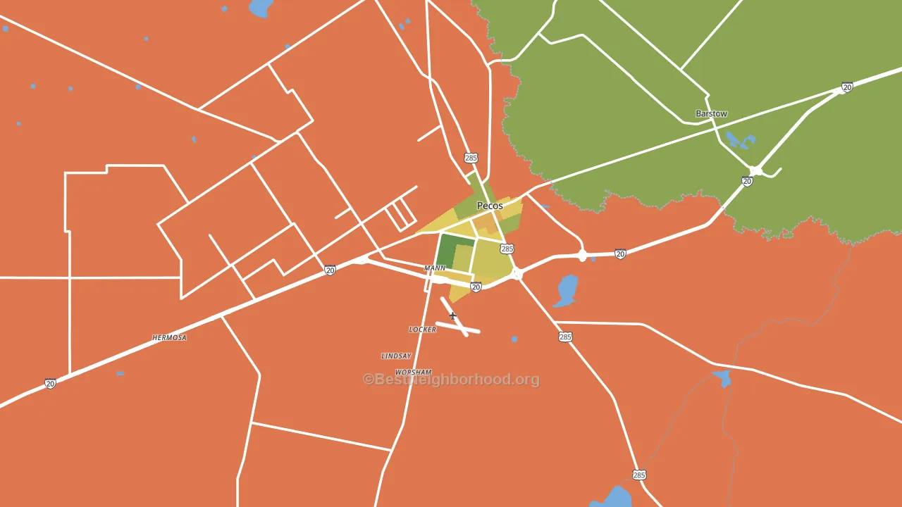 79772, TX block-group voter-turnout map