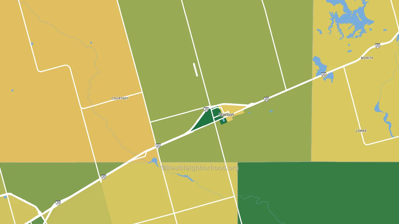 79782, TX block-group voter-turnout map