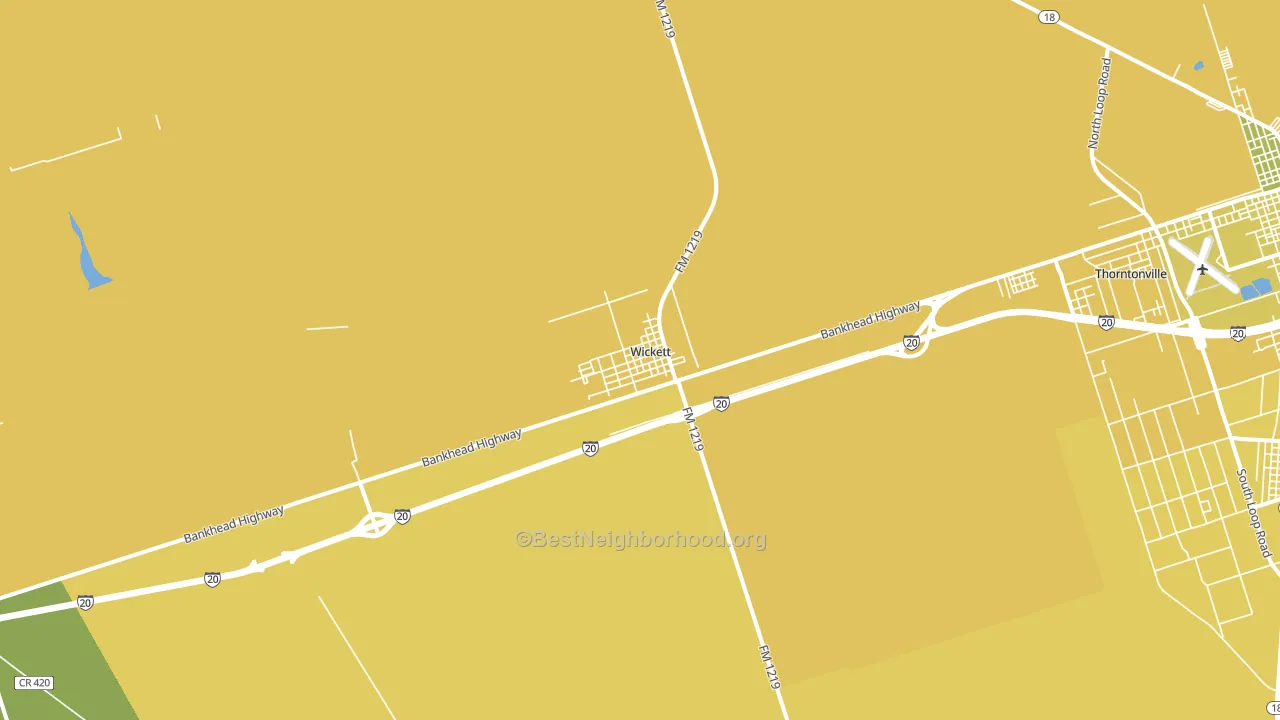 79788, TX block-group voter-turnout map