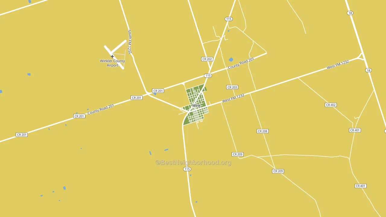 79789, TX block-group voter-turnout map