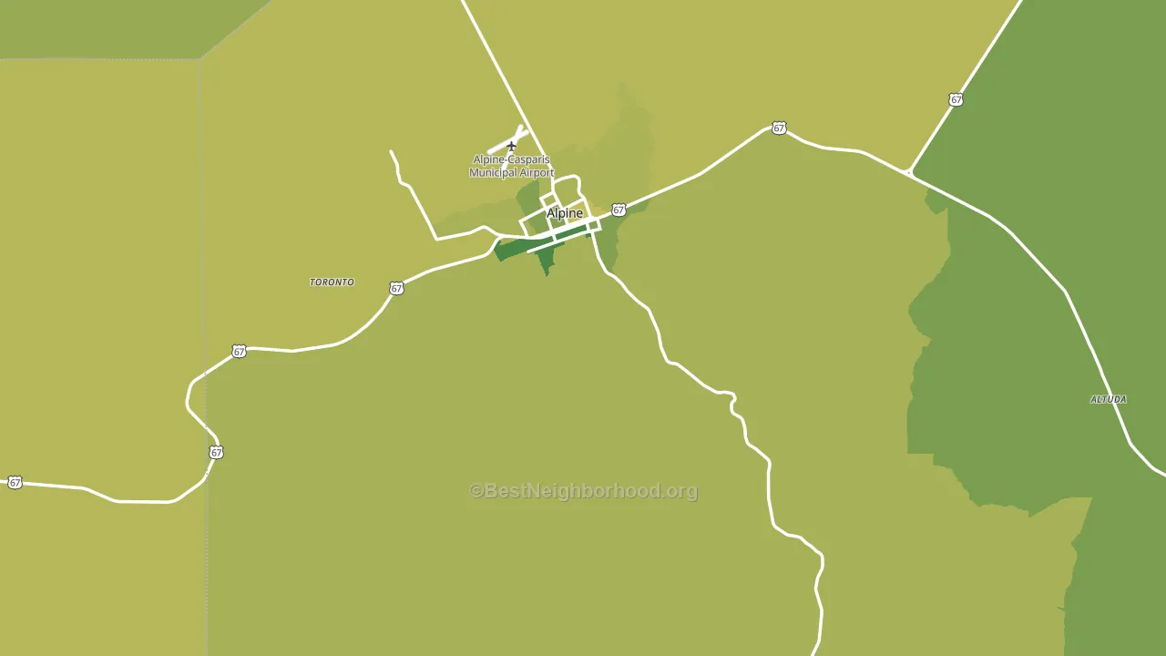 79830, TX block-group voter-turnout map