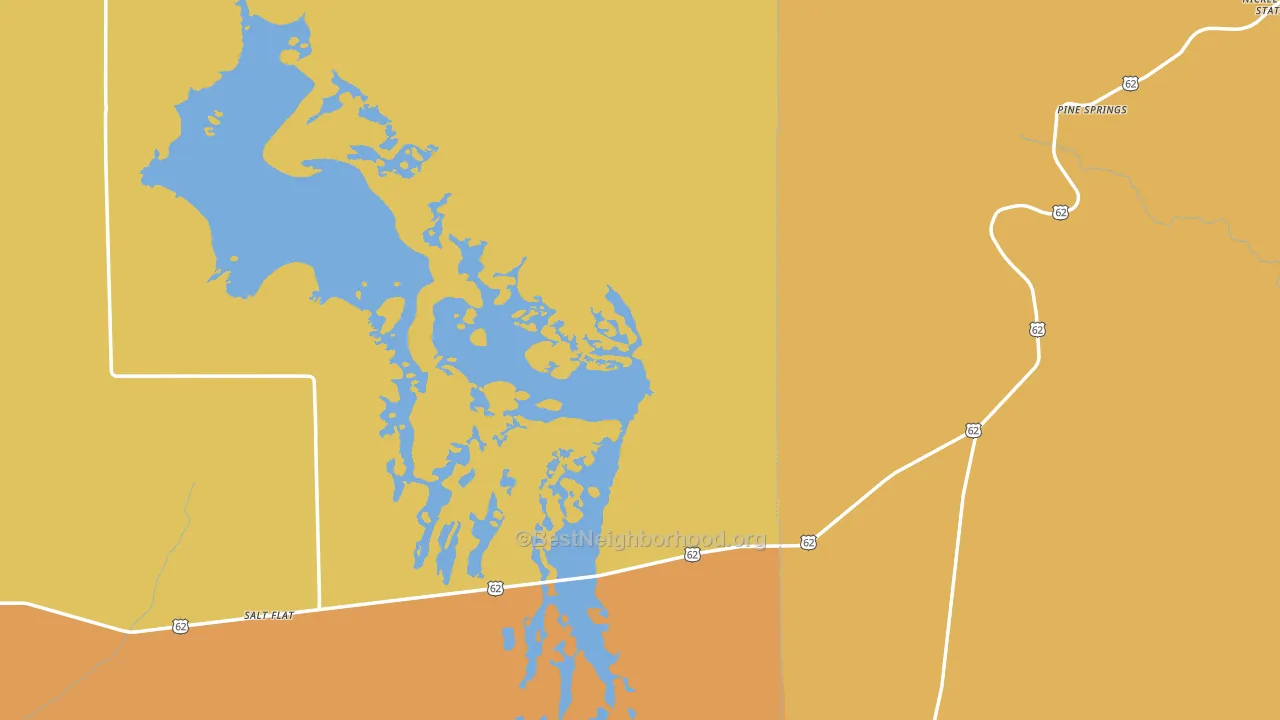 79847, TX block-group voter-turnout map