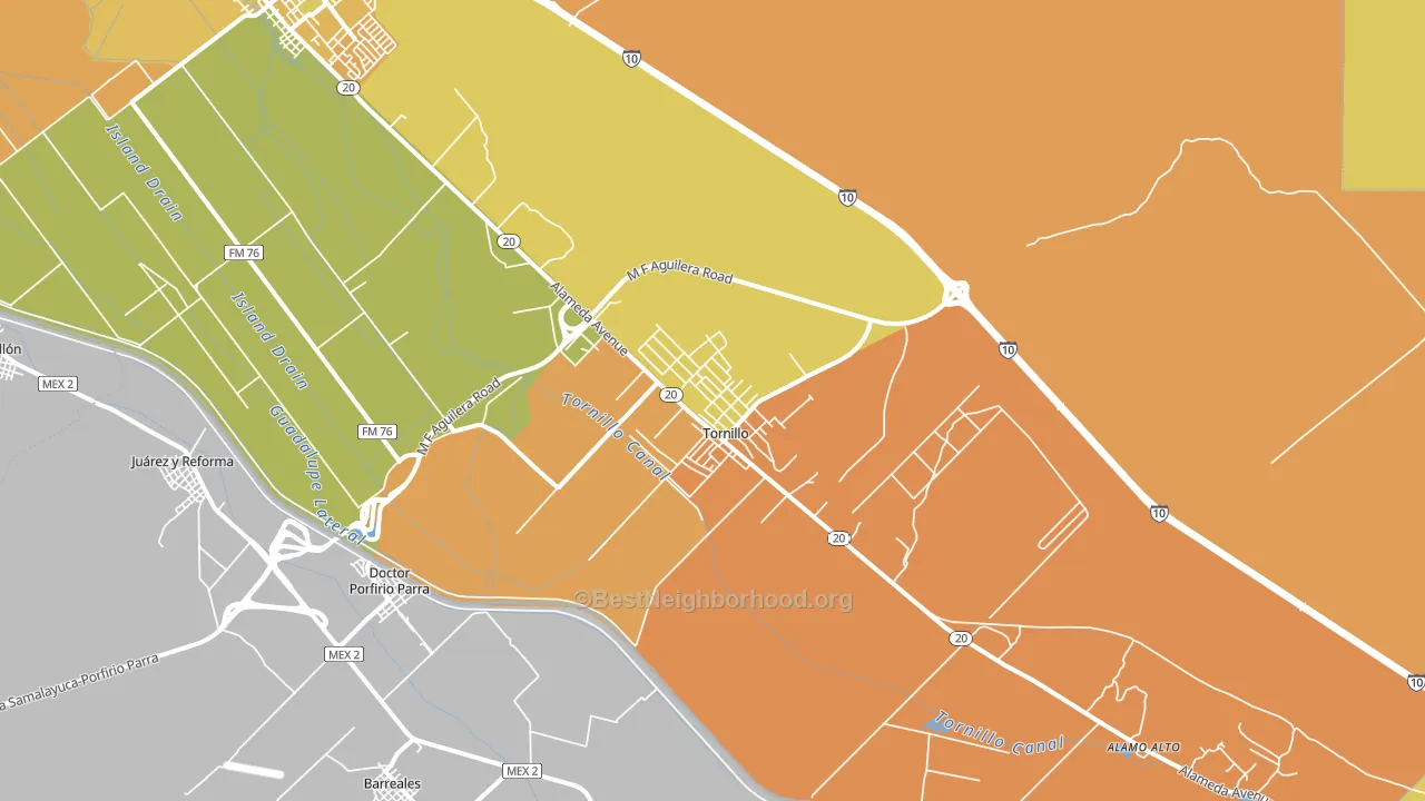 79853, TX block-group voter-turnout map