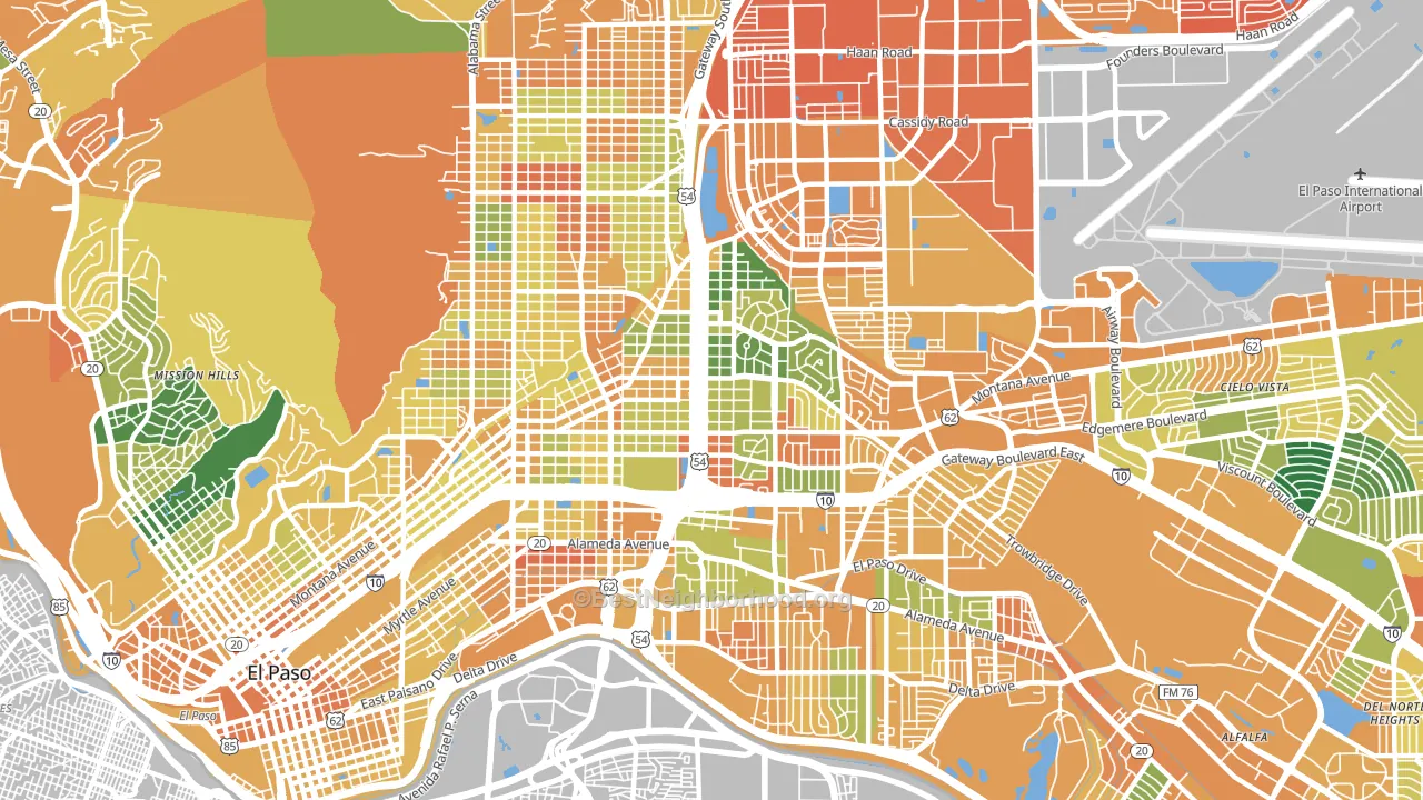 79903, TX block-group voter-turnout map