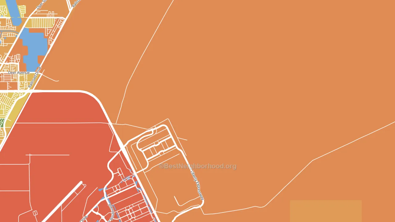 79916, TX block-group voter-turnout map