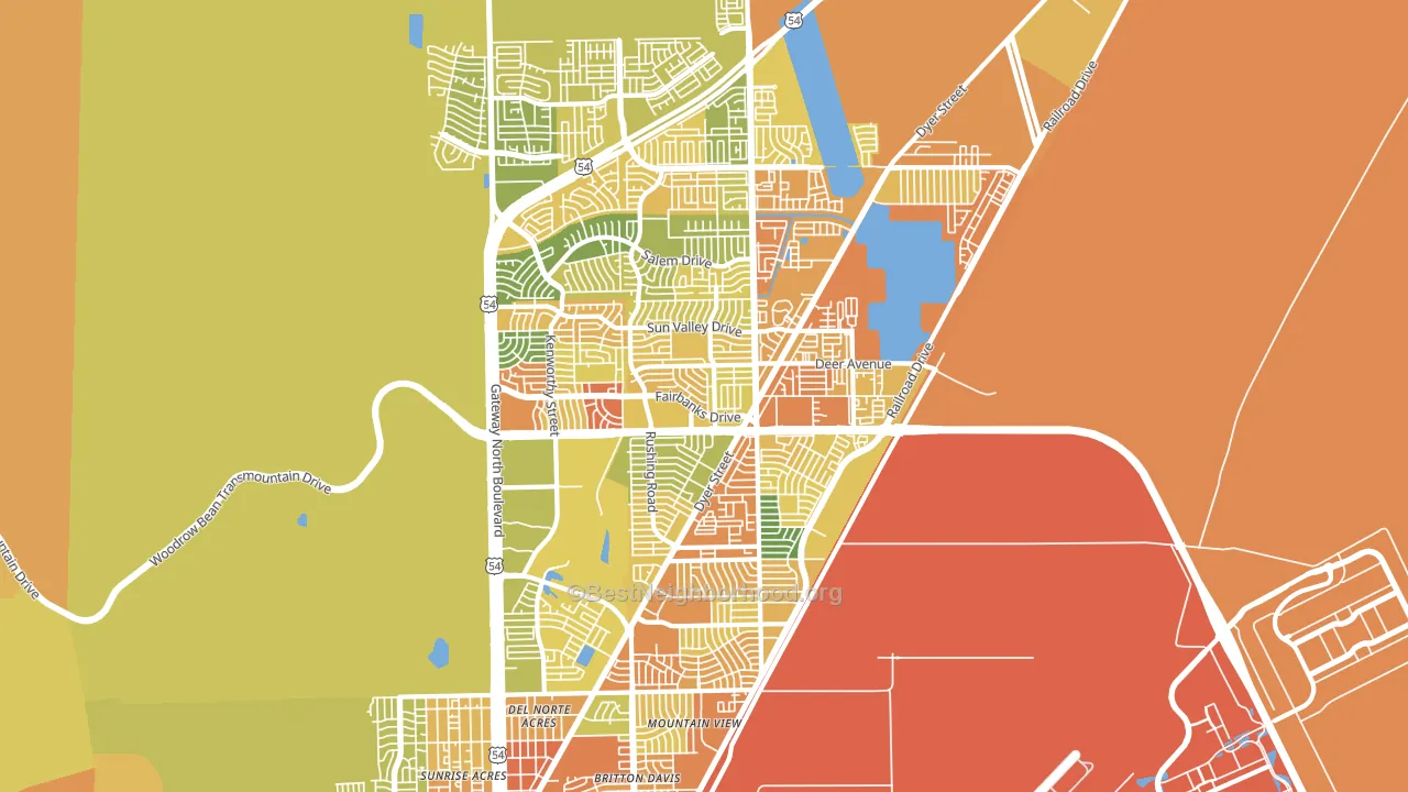 79924, TX block-group voter-turnout map