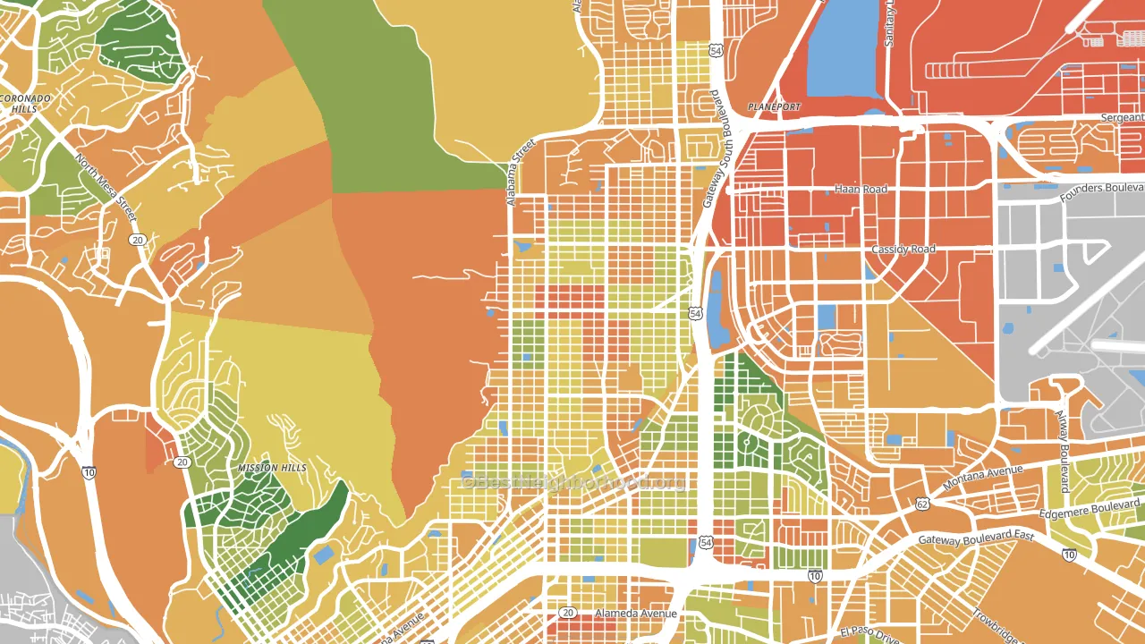 79930, TX block-group voter-turnout map
