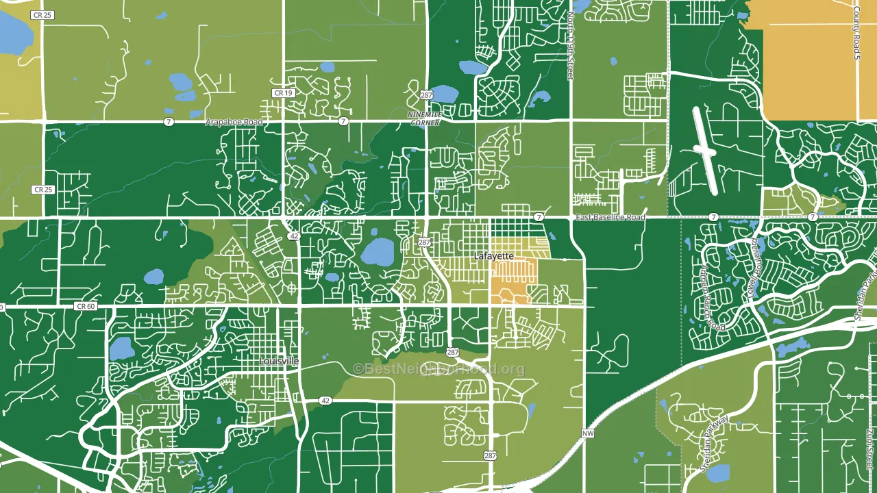 80026, CO block-group voter-turnout map