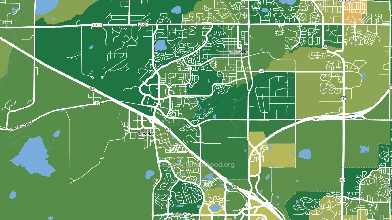 80027, CO block-group voter-turnout map