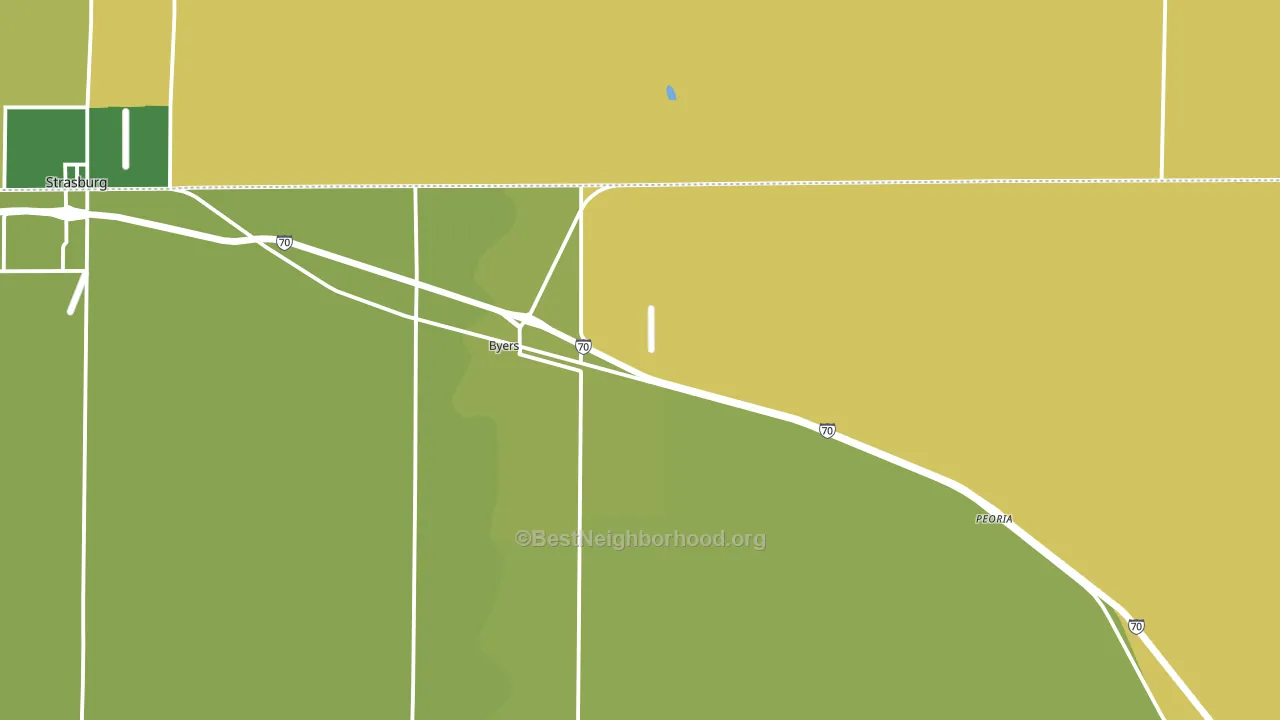 80103, CO block-group voter-turnout map