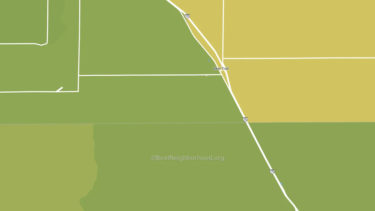 80105, CO block-group voter-turnout map