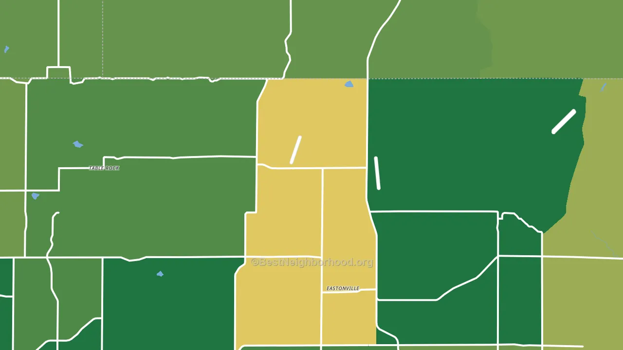 80106, CO block-group voter-turnout map