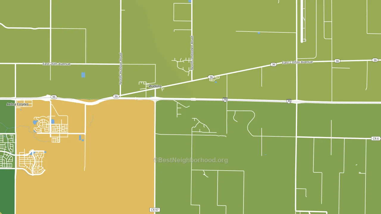 80137, CO block-group voter-turnout map