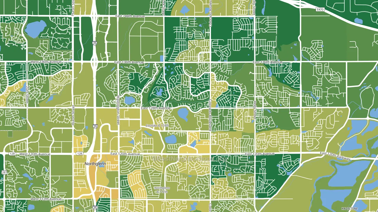80241, CO block-group voter-turnout map