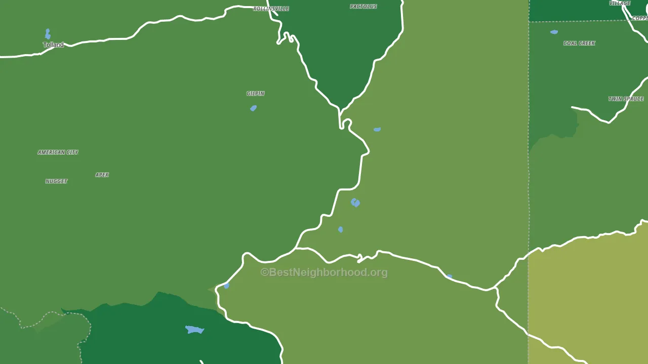 80422, CO block-group voter-turnout map