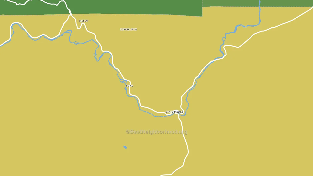 80423, CO block-group voter-turnout map