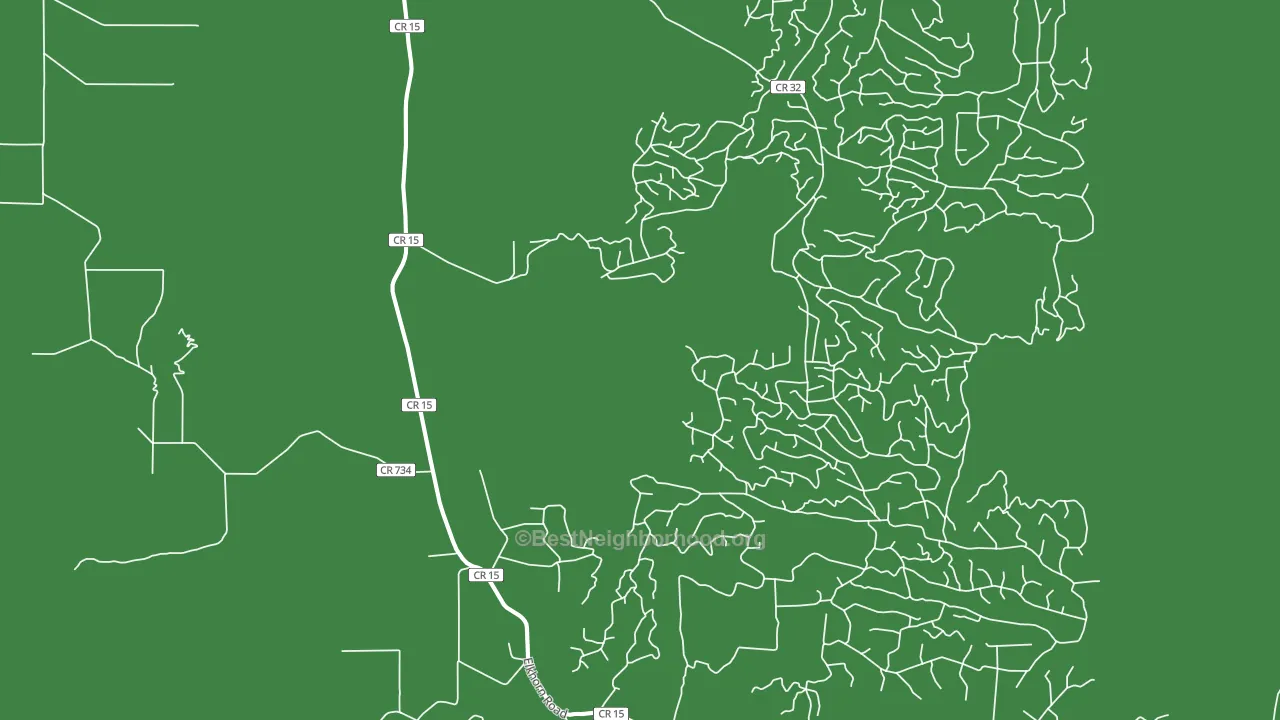 80432, CO block-group voter-turnout map