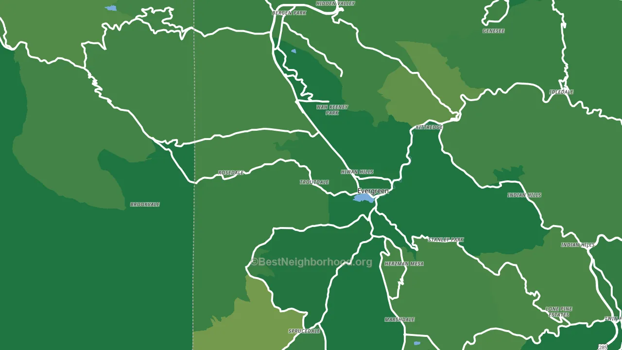 80439, CO block-group voter-turnout map