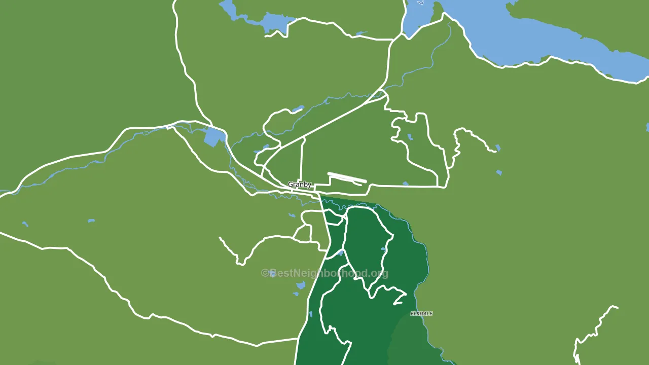 80446, CO block-group voter-turnout map