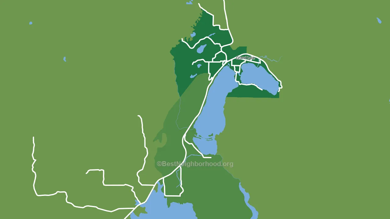 80447, CO block-group voter-turnout map