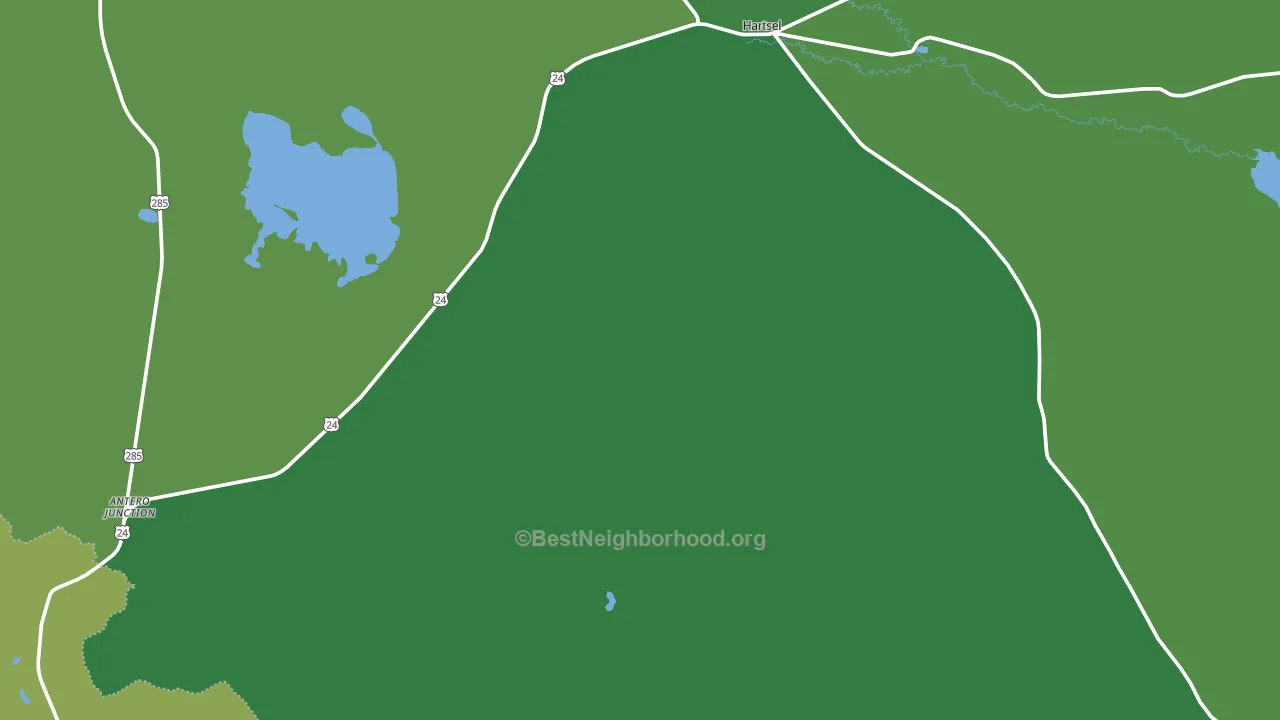80449, CO block-group voter-turnout map