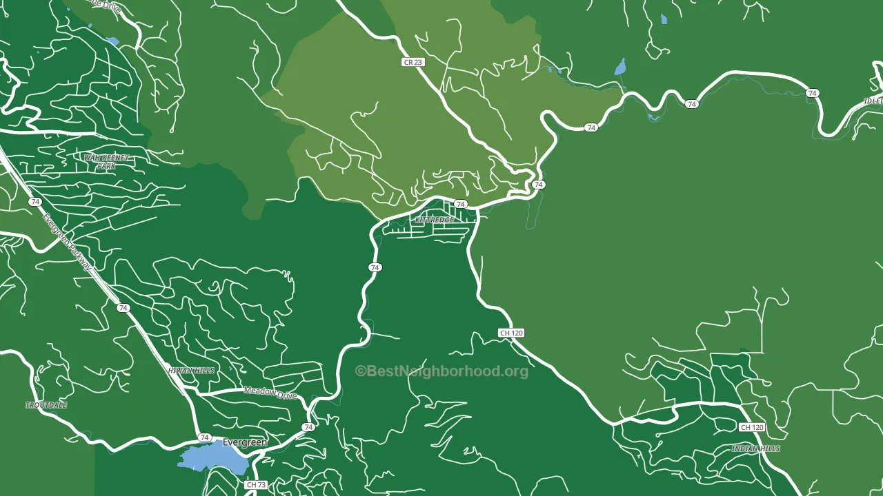 80457, CO block-group voter-turnout map