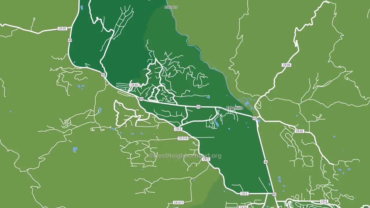 80478, CO block-group voter-turnout map