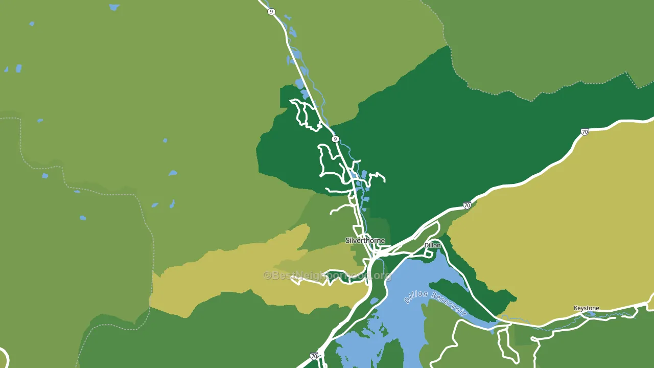 80498, CO block-group voter-turnout map