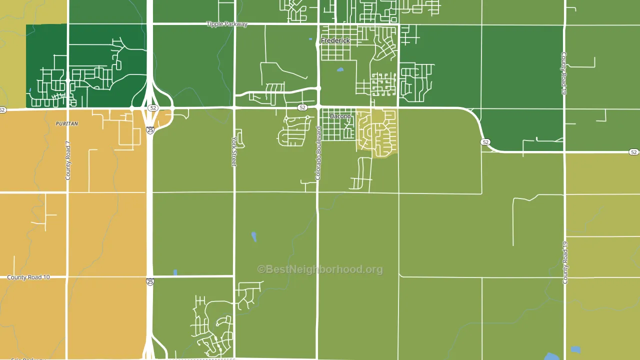 80514, CO block-group voter-turnout map