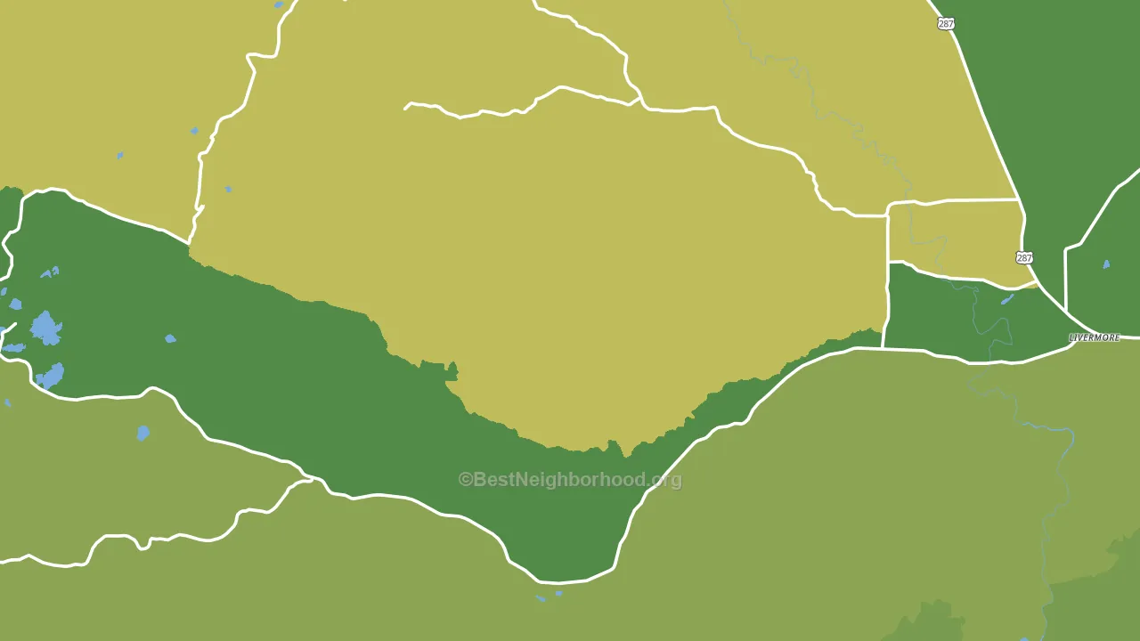 80536, CO block-group voter-turnout map