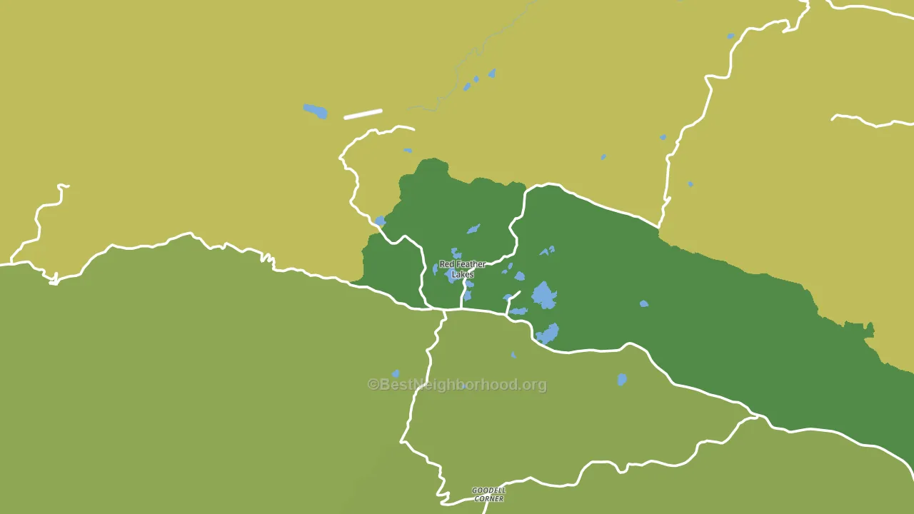 80545, CO block-group voter-turnout map