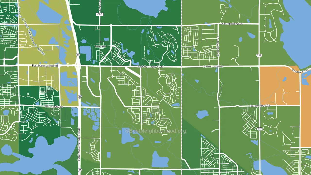 80547, CO block-group voter-turnout map