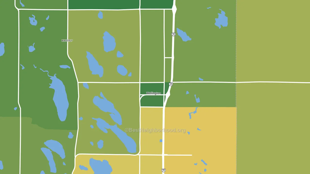 80549, CO block-group voter-turnout map