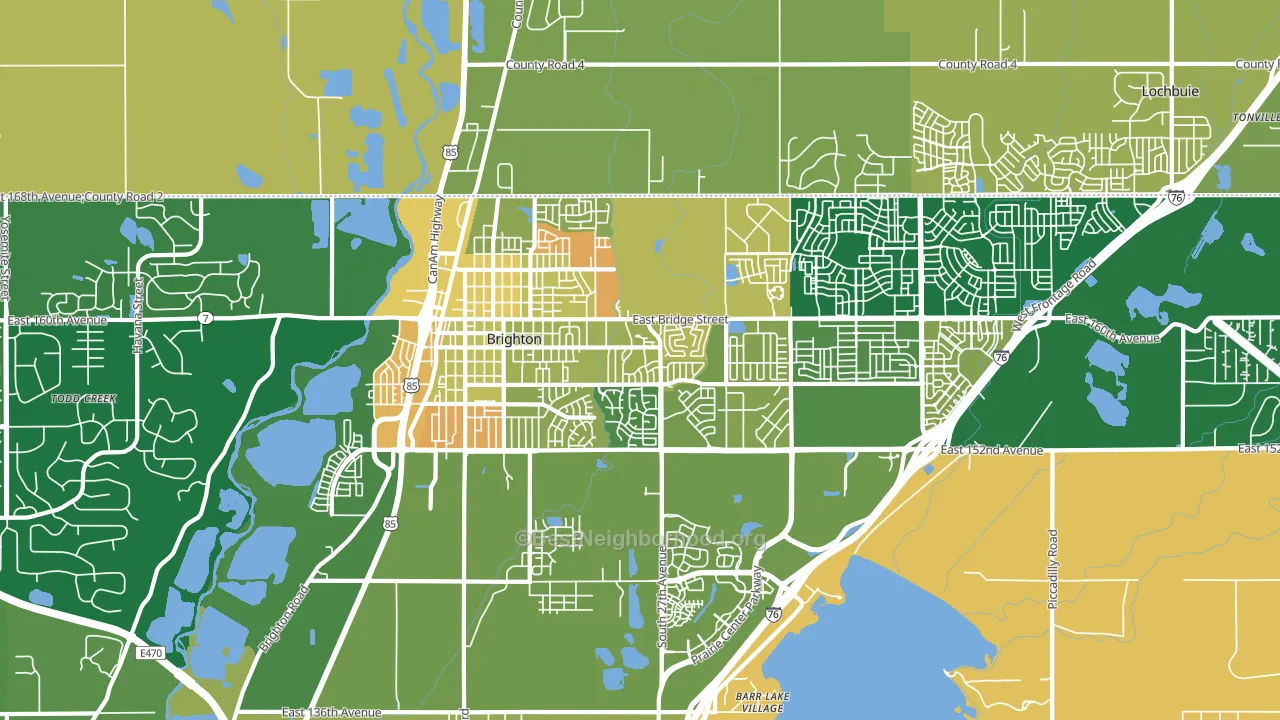 80601, CO block-group voter-turnout map