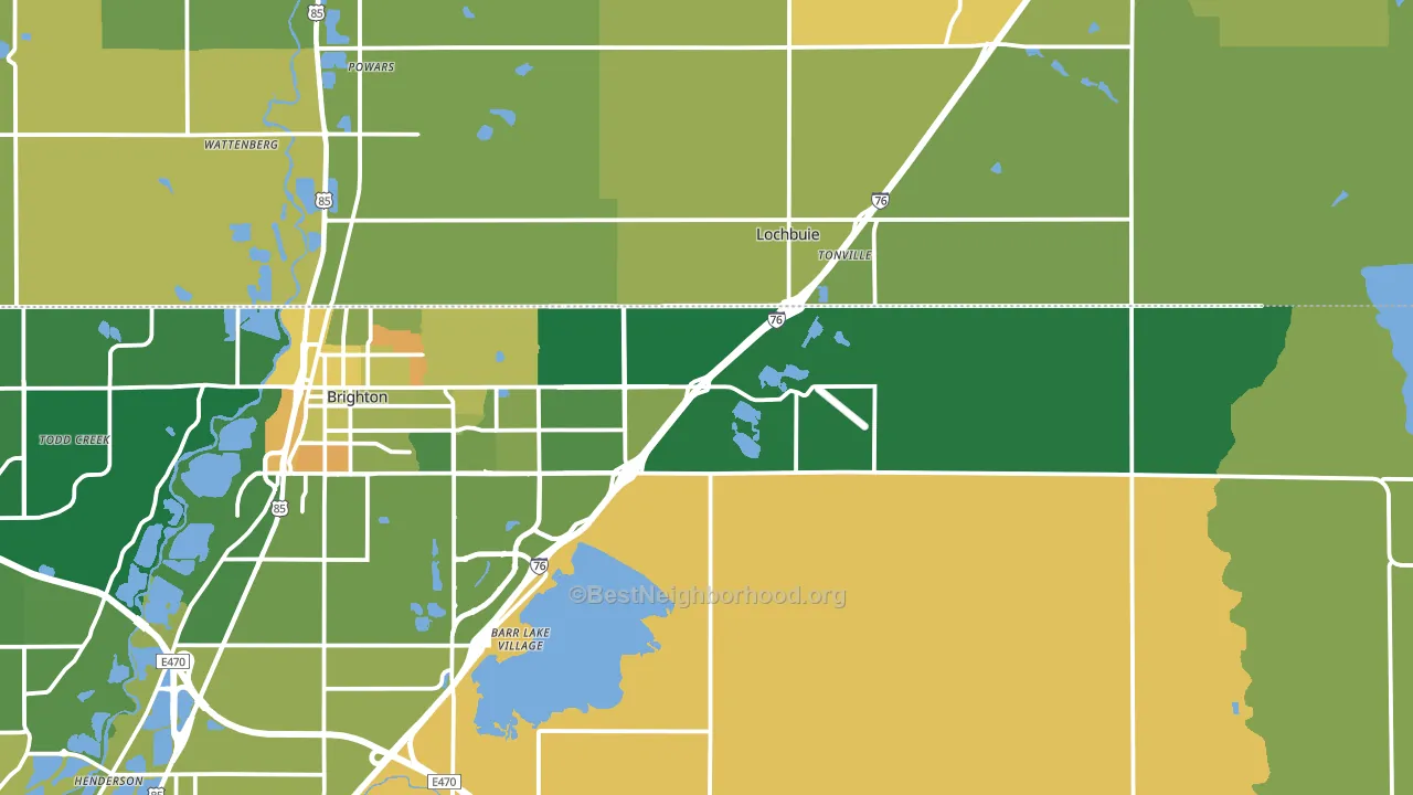 80603, CO block-group voter-turnout map