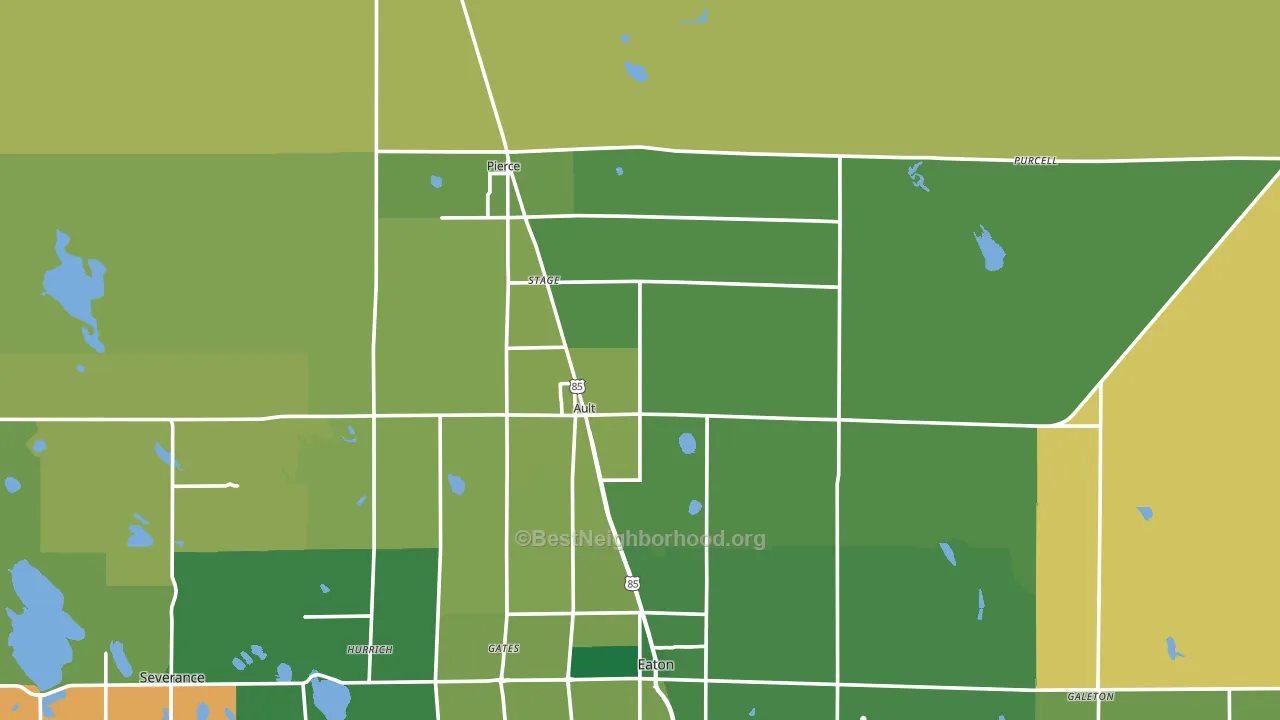 80610, CO block-group voter-turnout map