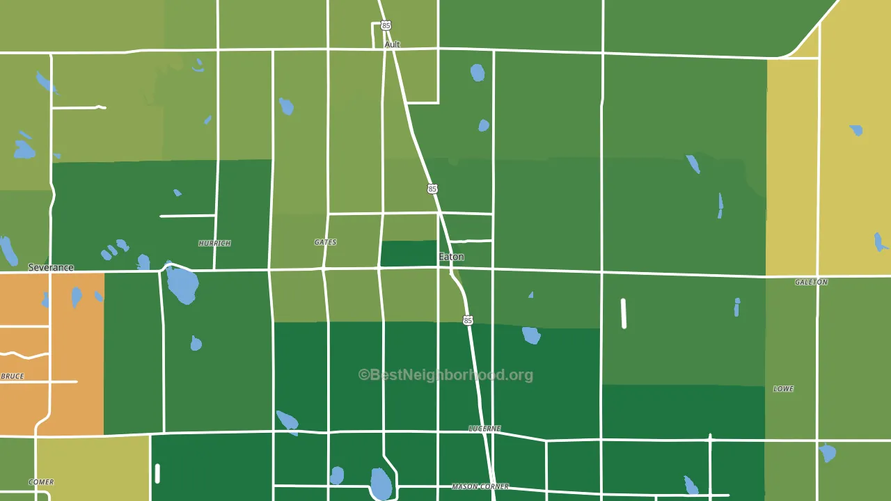 80615, CO block-group voter-turnout map