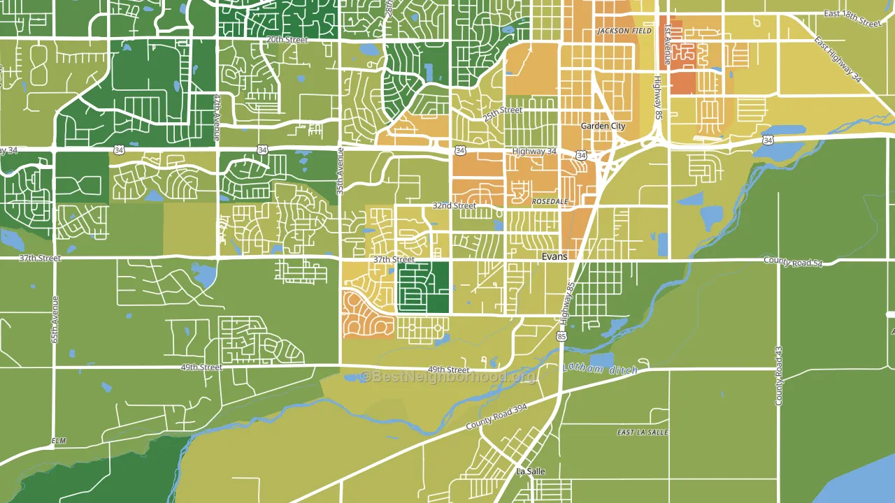 80620, CO block-group voter-turnout map