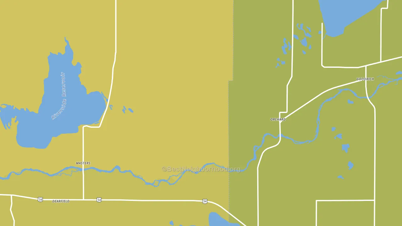 80649, CO block-group voter-turnout map