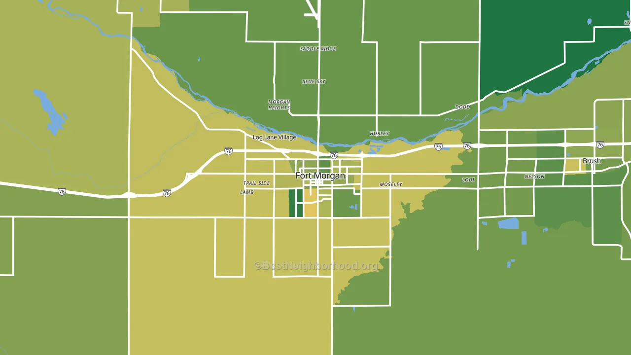 80701, CO block-group voter-turnout map