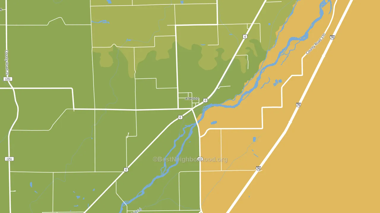 80722, CO block-group voter-turnout map