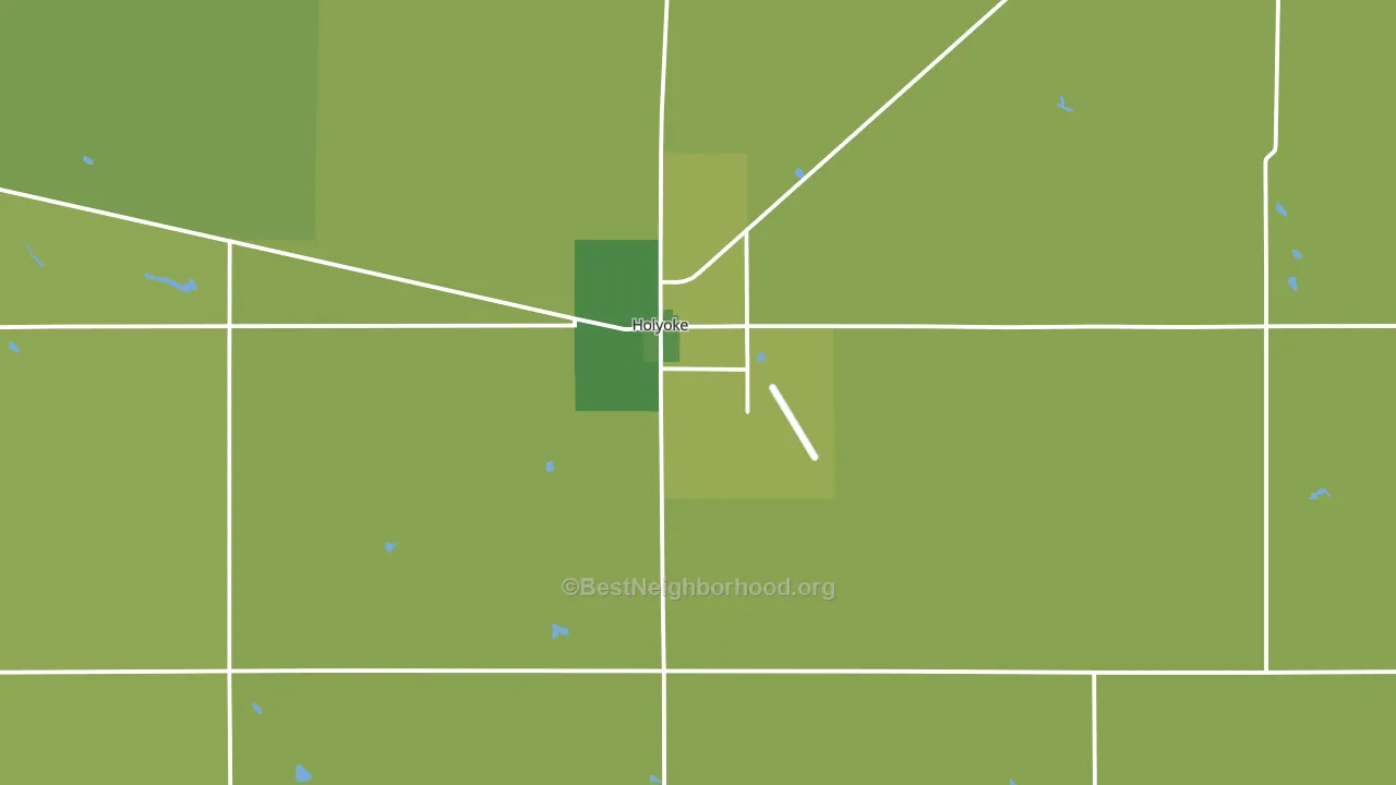 80734, CO block-group voter-turnout map